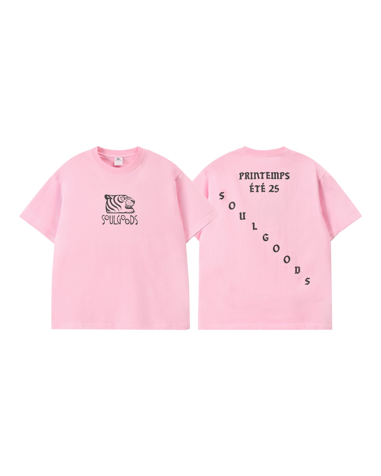 Soulgoods Printemps ete 25 Tiger Logo Short Sleeve Tee 2025SS Drop 5