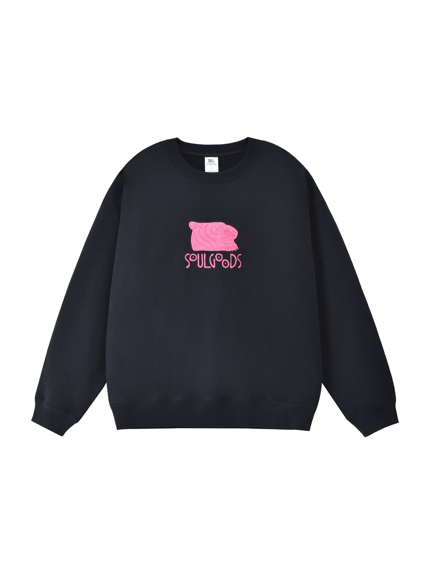 SOULGOODS Tiger Logo Crew Neck Sweater 2025FW Drop 2