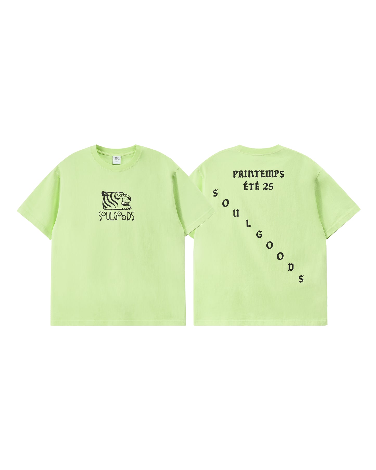 Soulgoods Printemps ete 25 Tiger Logo Short Sleeve Tee 2025SS Drop 5