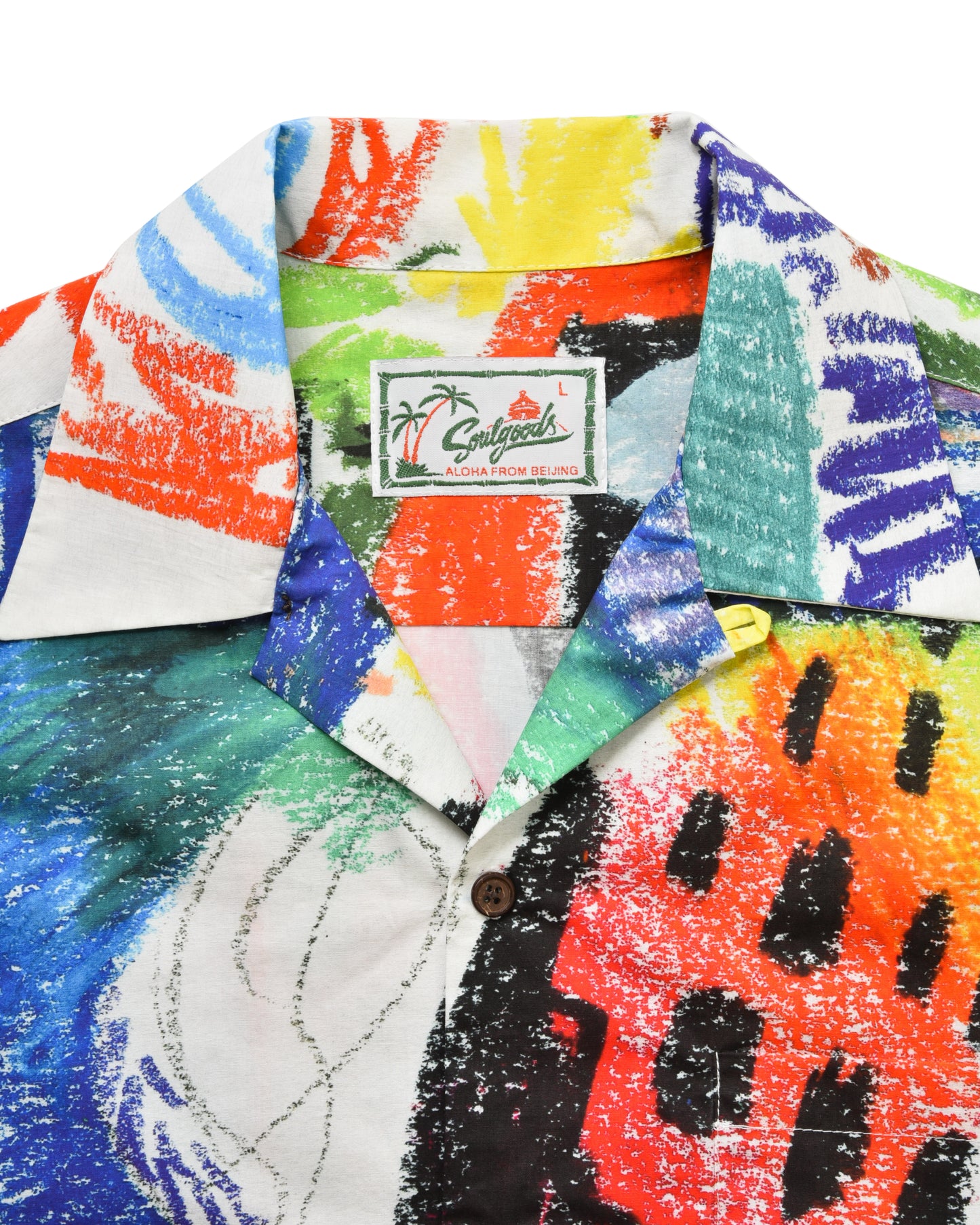 Soulgoods Crayon Drawing Hawaiian Shirt 2025SS Drop 6