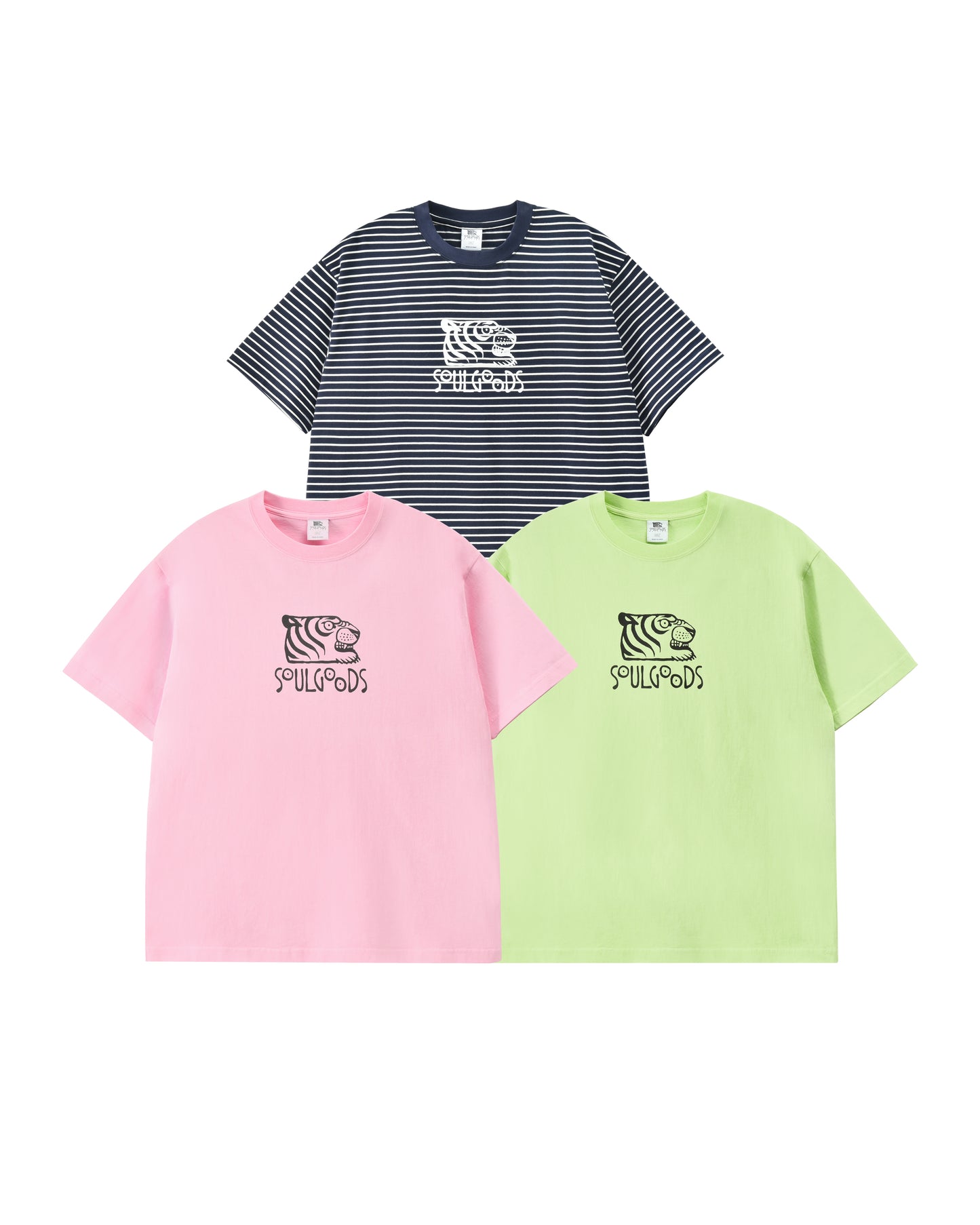 Soulgoods Printemps ete 25 Tiger Logo Short Sleeve Tee 2025SS Drop 5