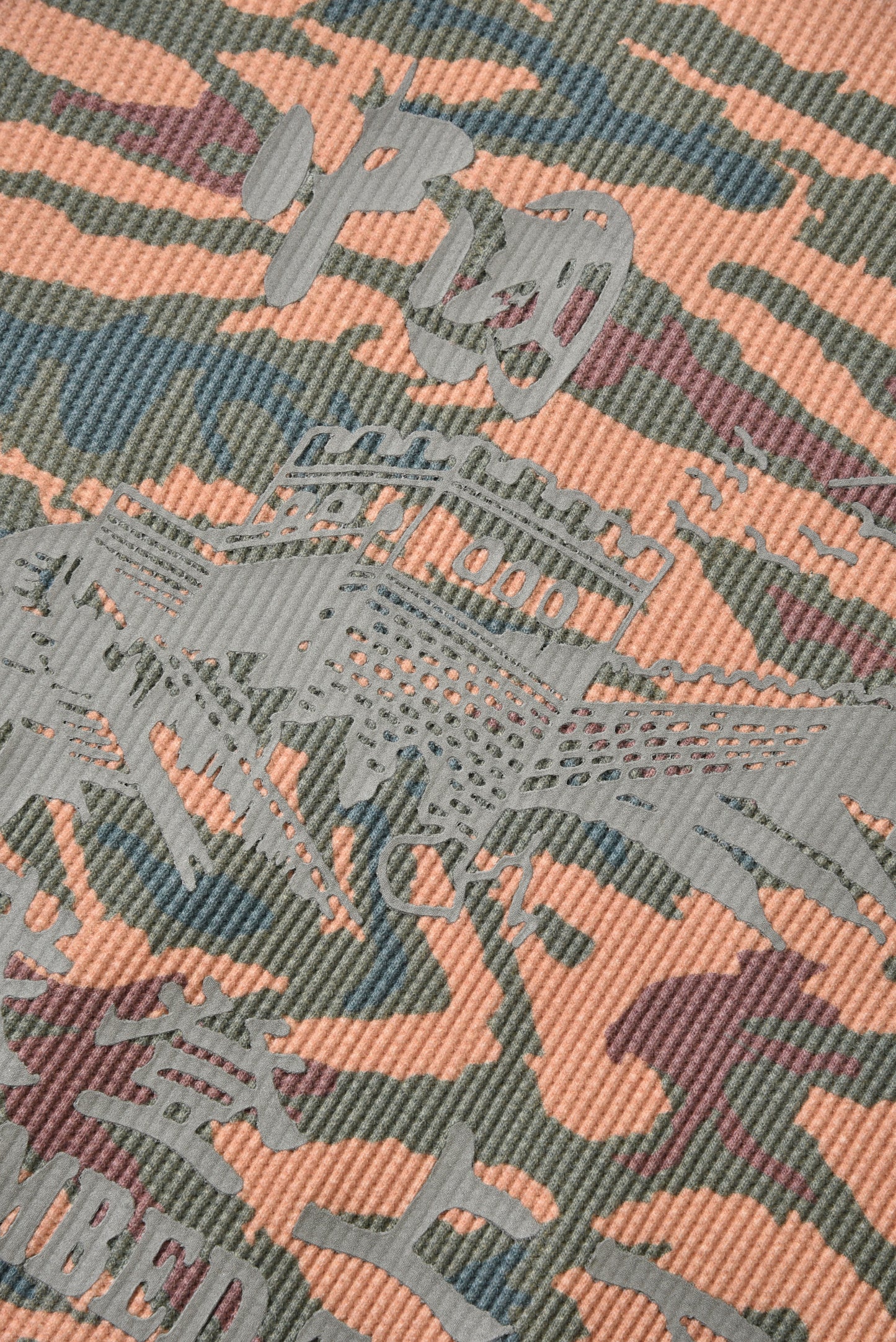 SOULGOODS “The Great Wall” Camouflage Reflective Long Sleeve Tee 2025FW Drop 2