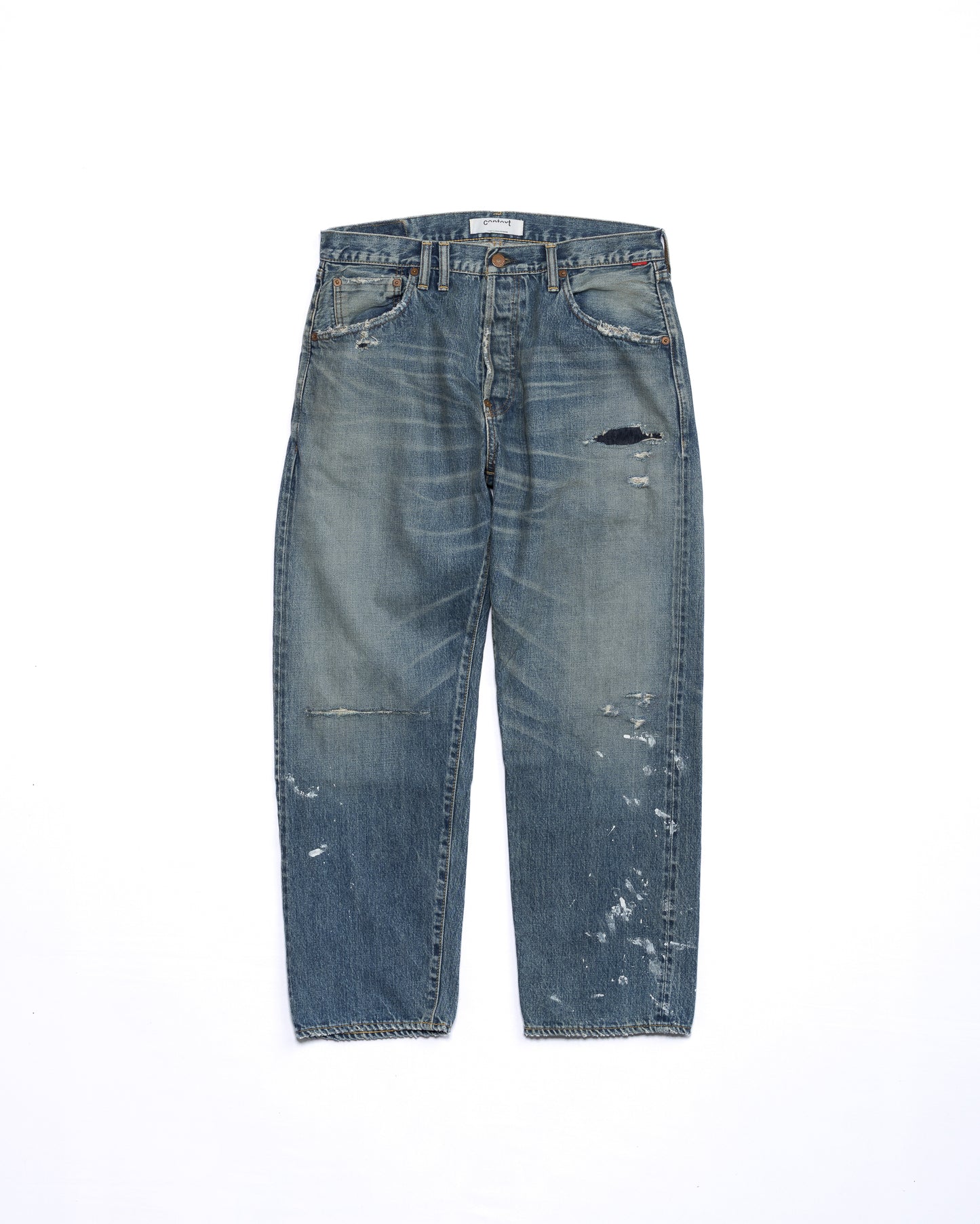 ANSG-001 SG REGULAR TAPERED REMAKE 5P PANTS INDIGO