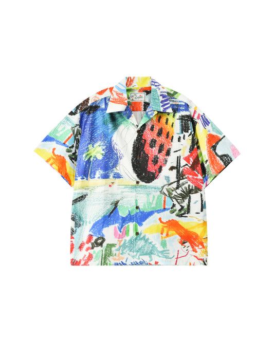 Soulgoods Crayon Drawing Hawaiian Shirt 2025SS Drop 6