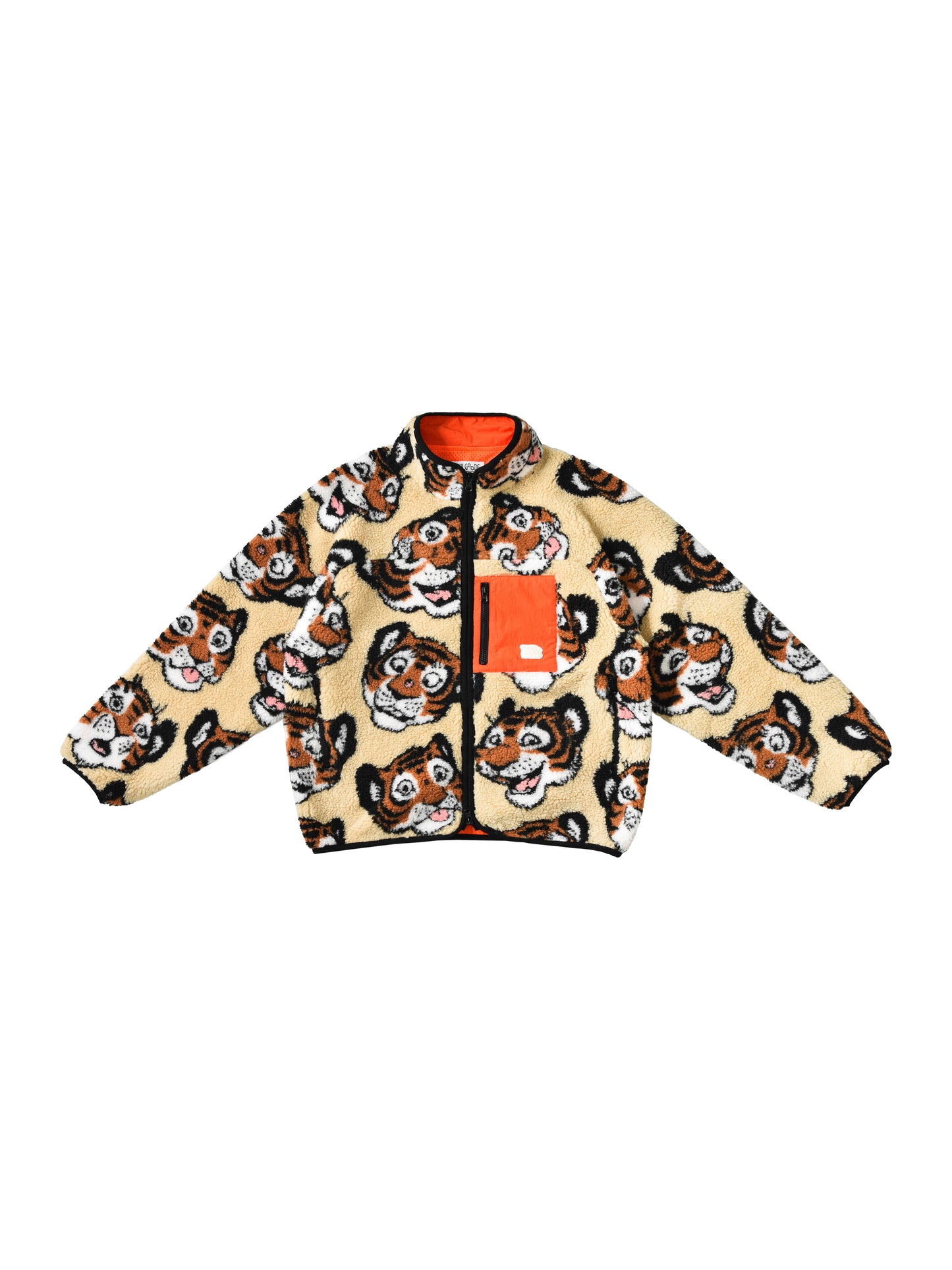 Soulgoods Kids Allover Tiger Head Logo Fleece Jacket 2025FW Drop 4
