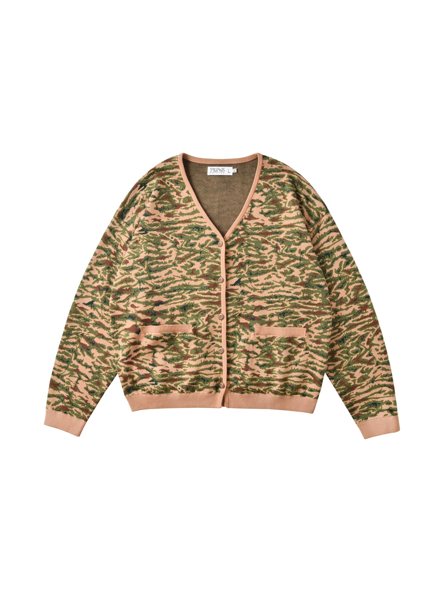 SOULGOODS Jacquard Camo Cardigan 2025FW Drop 3