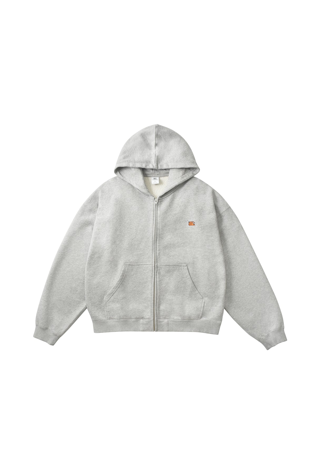 Soulgoods Tiger Logo Embroidered Patch Zip-up Hoodie 2026FW Drop 2