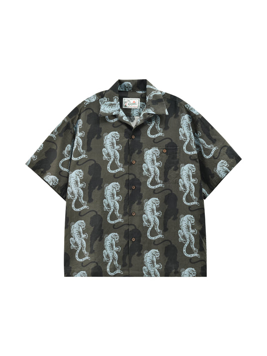Soulgoods Tiger & Panther Hawaiian Shirt 2026SS Drop 4