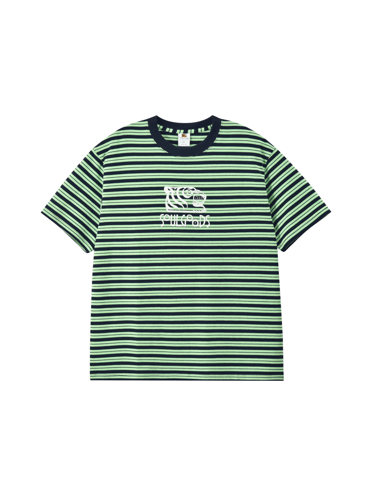 Soulgoods Classic Logo Stripe Short Sleeve Tee 2026FW Drop 1