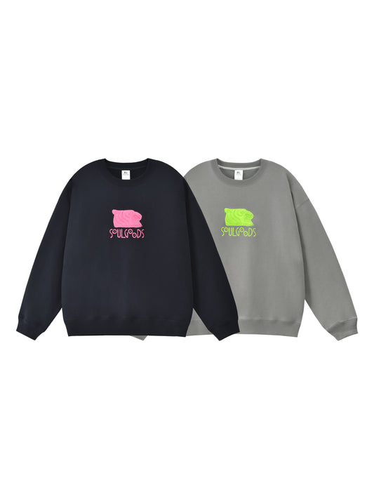 SOULGOODS Tiger Logo Crew Neck Sweater 2025FW Drop 2