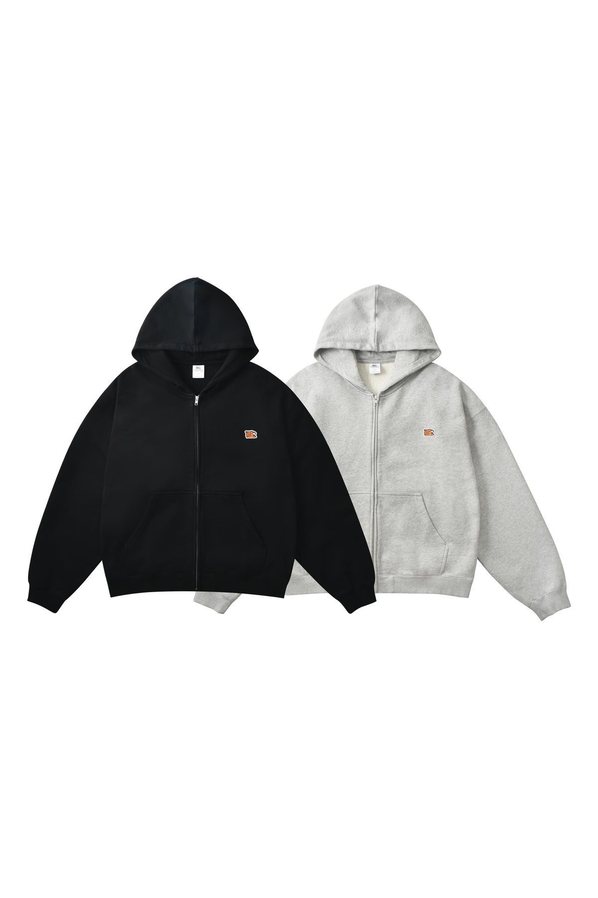 Soulgoods Tiger Logo Embroidered Patch Zip-up Hoodie 2026FW Drop 2