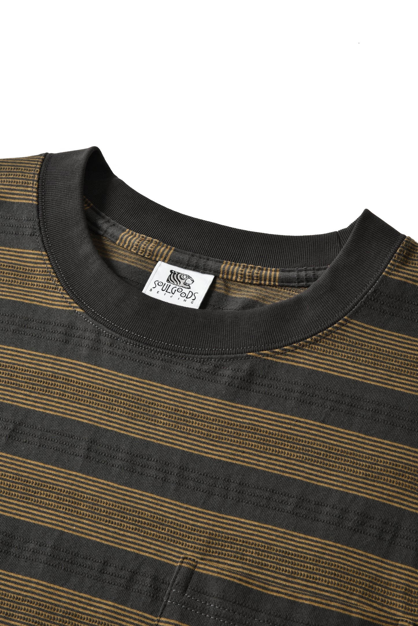 Soulgoods Stripe Pocket Short Sleeve Tee Drop 5