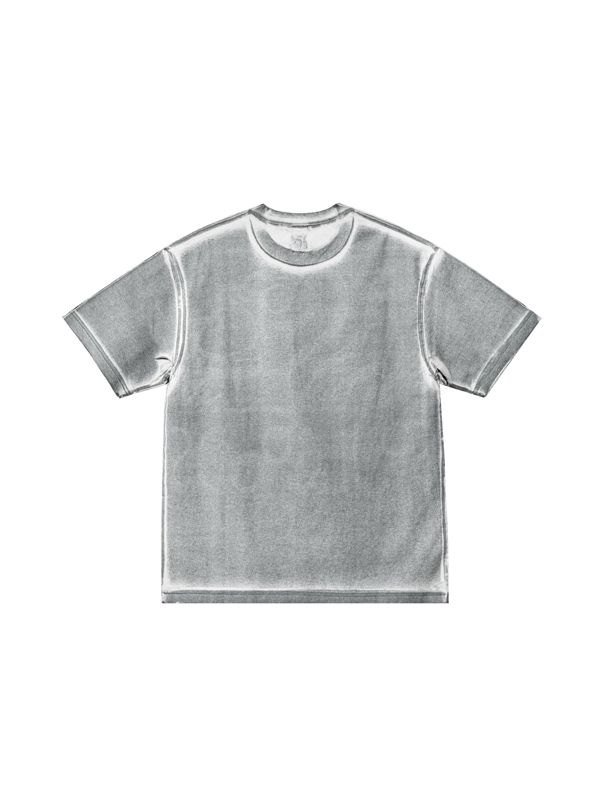 Gray t-shirt on a white background