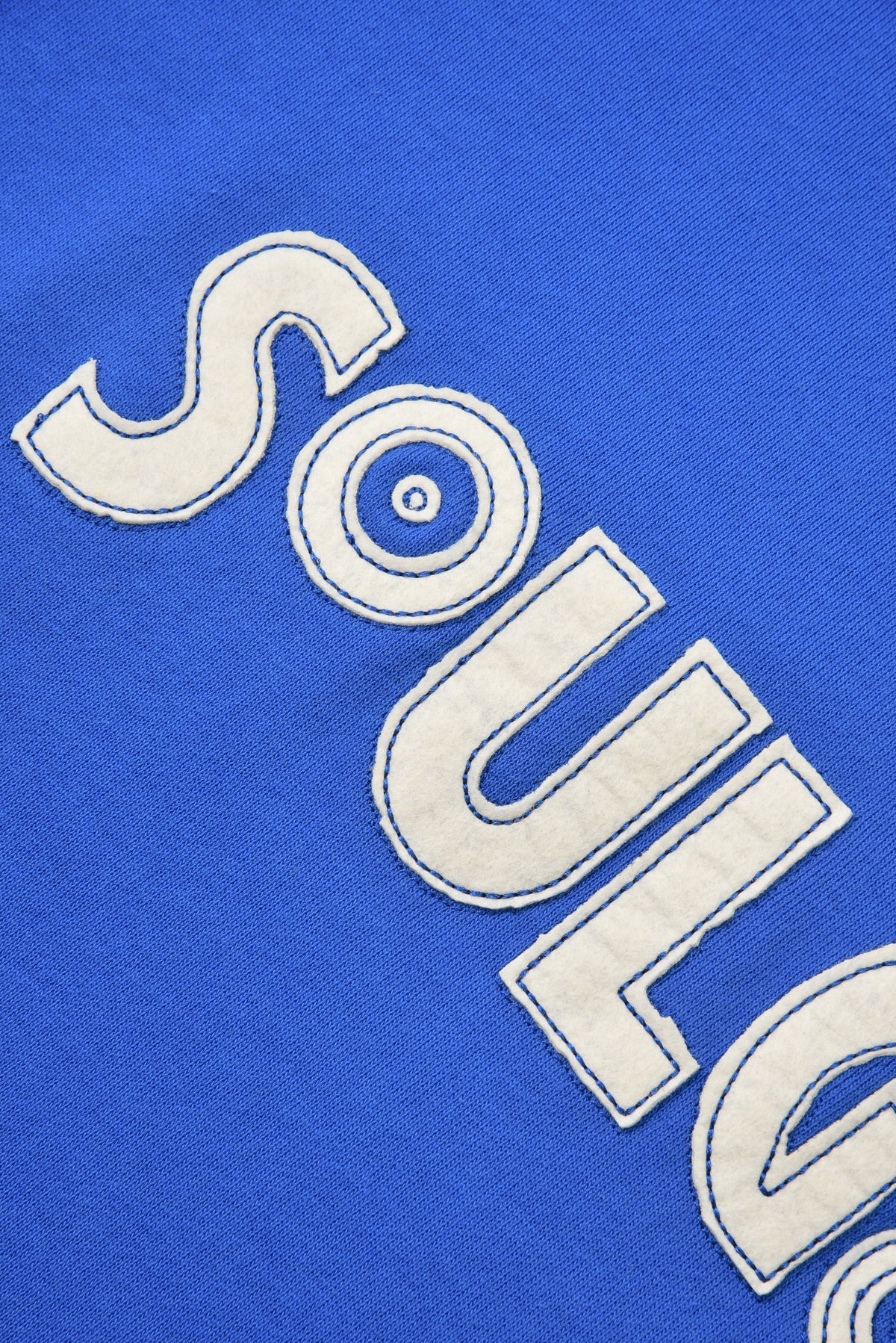 White text 'SOULS' on a blue background