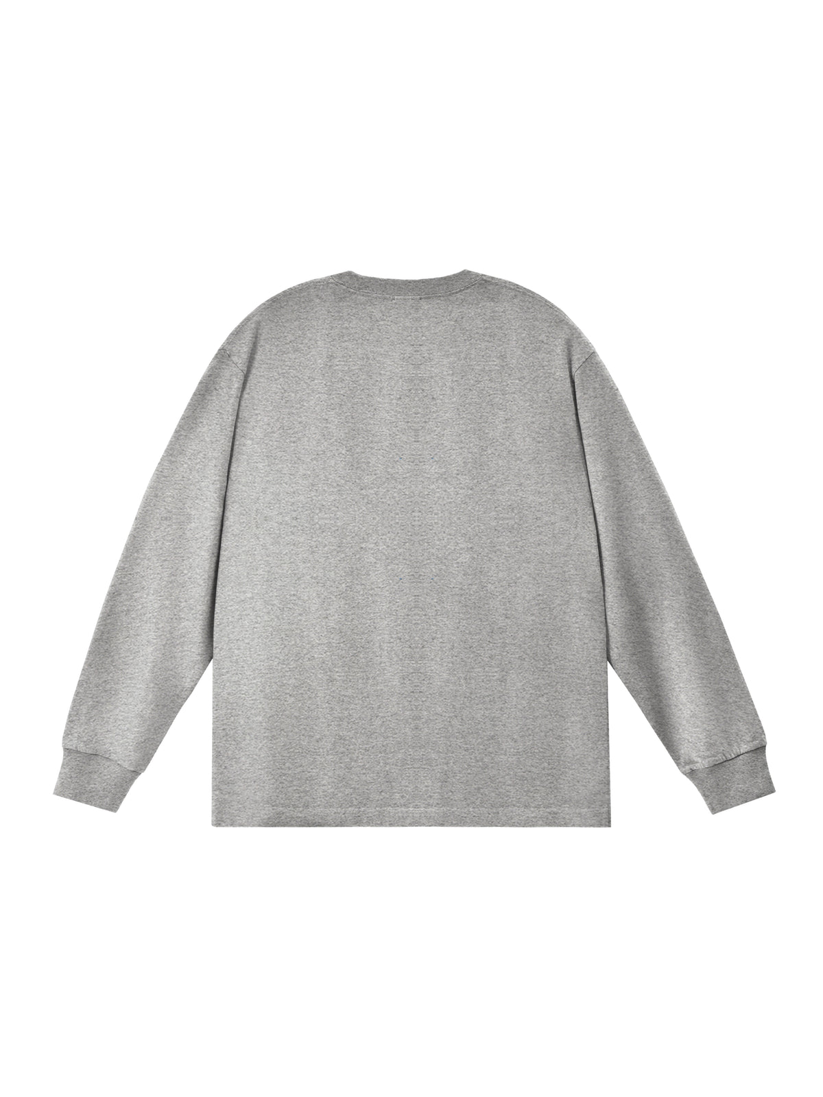 Gray sweatshirt on a white background