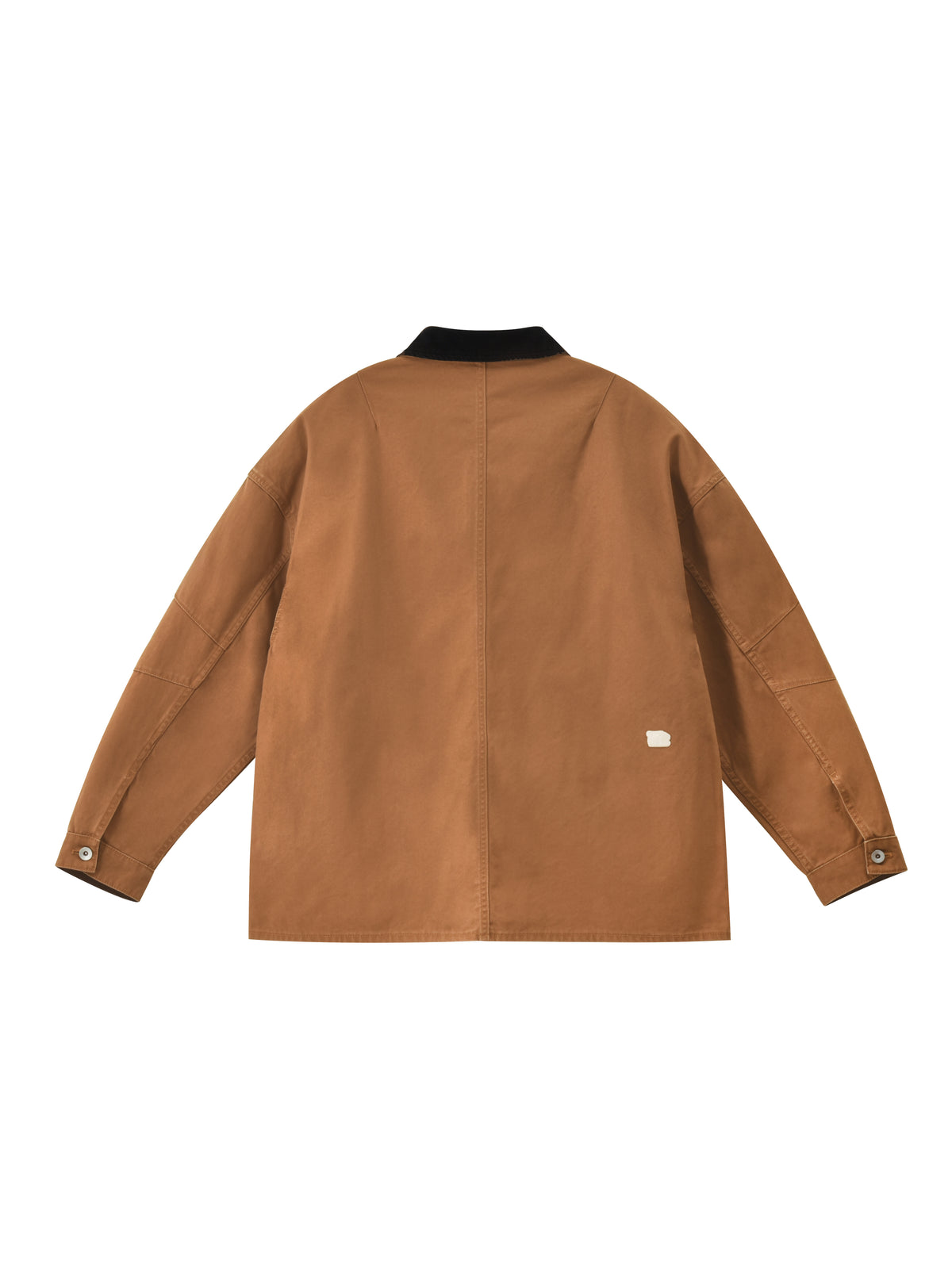 Brown jacket on a white background